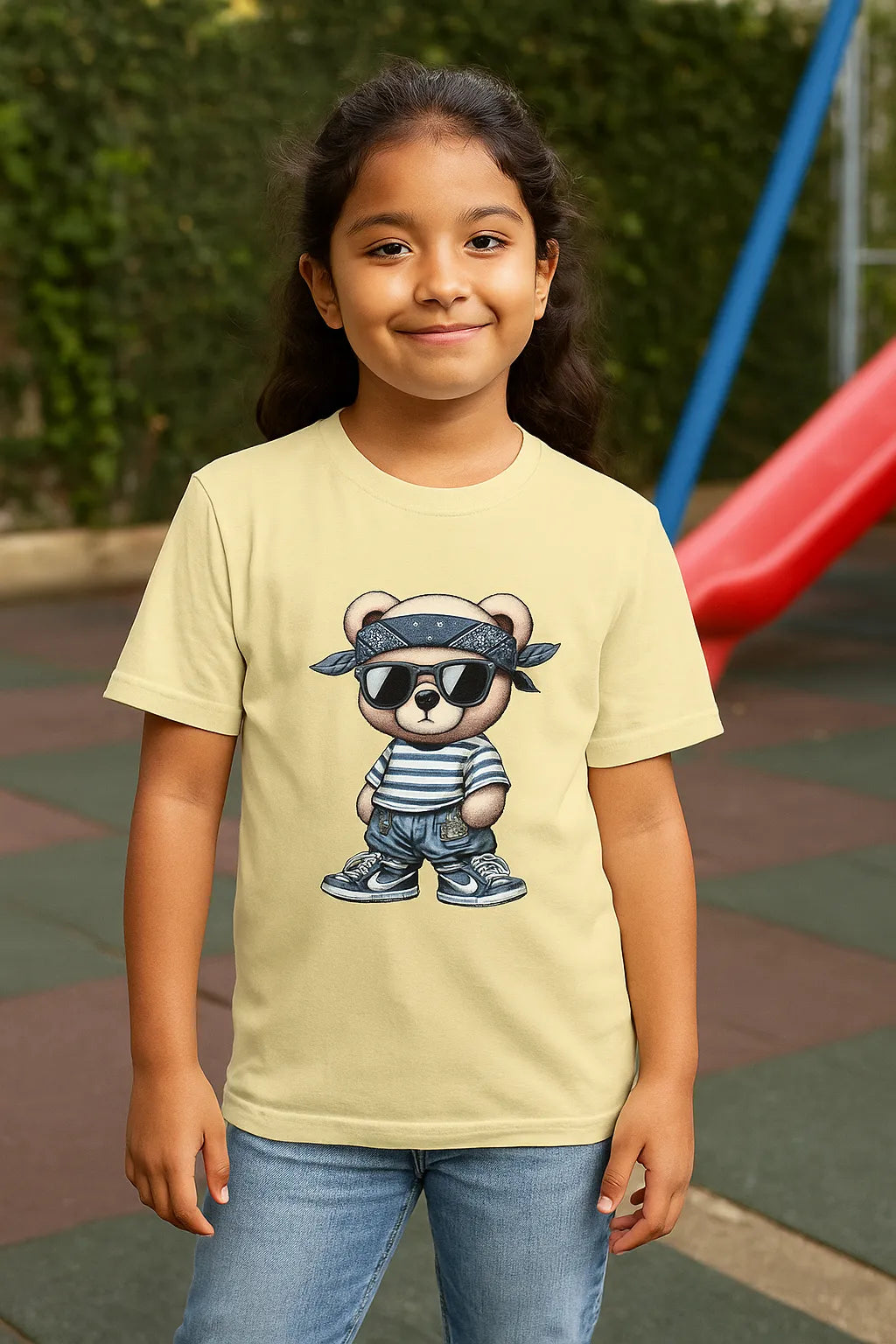 π» Bandana Bear Girls Tee π§’