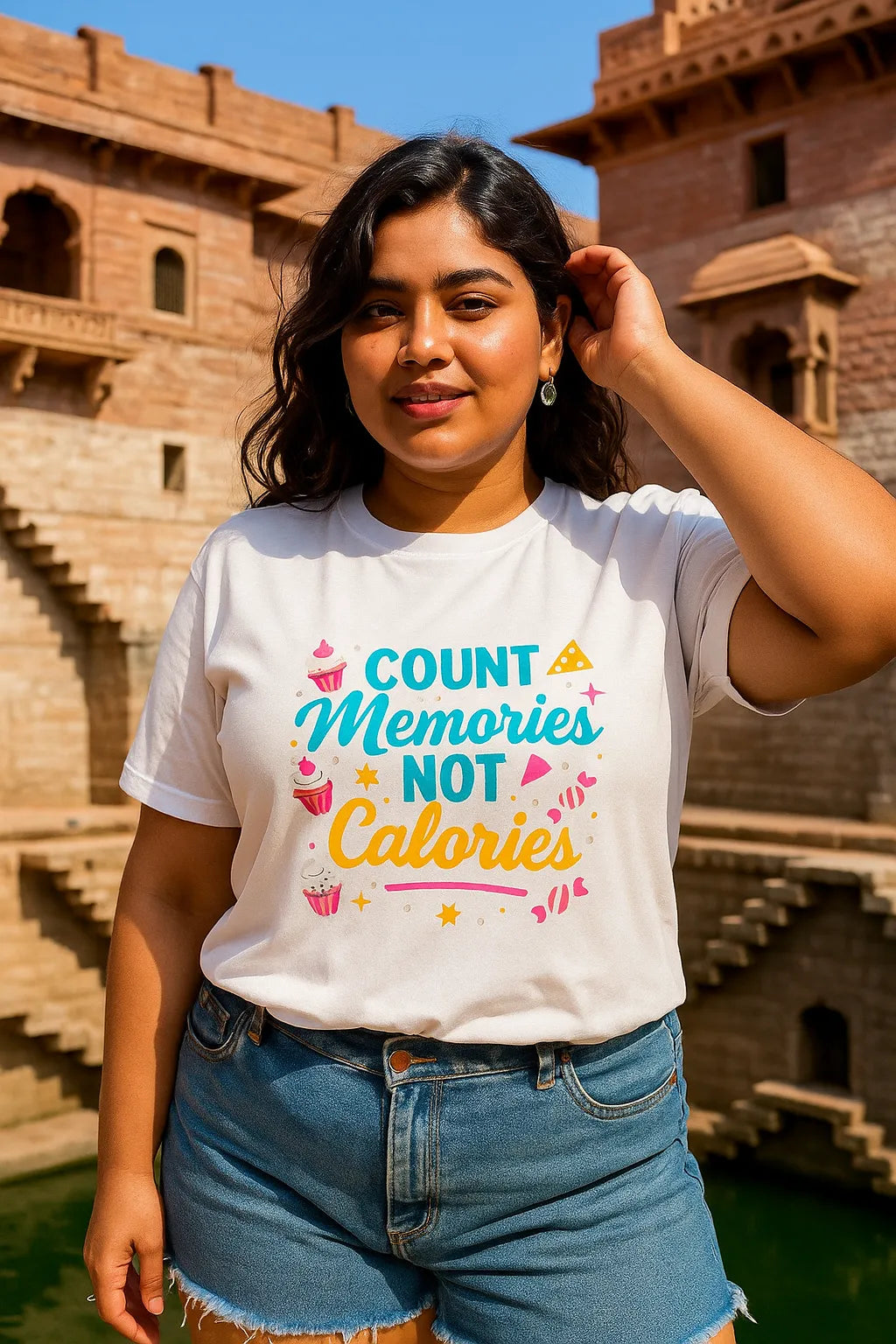 π Count Memories, Not Calories β Plus Size Unisex T-Shirt