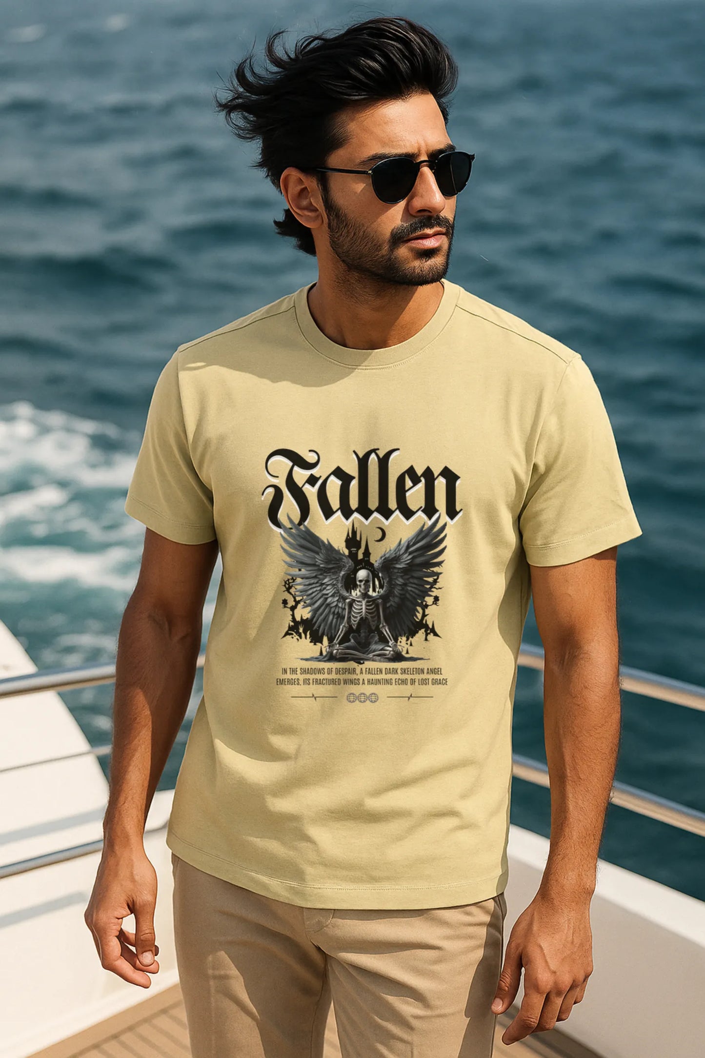 Fallen Skeleton Man's T-Shirt