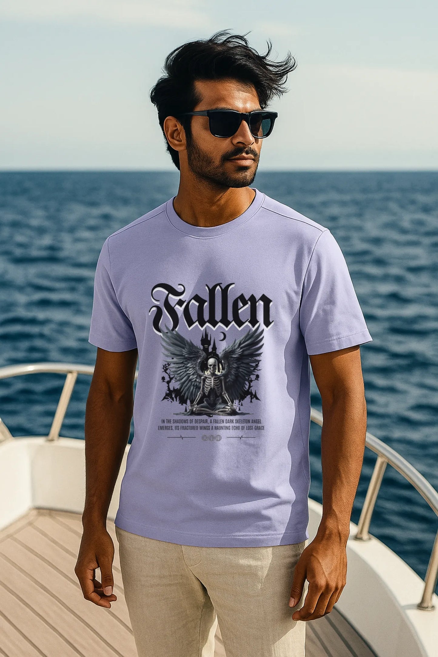 Fallen Skeleton Man's T-Shirt