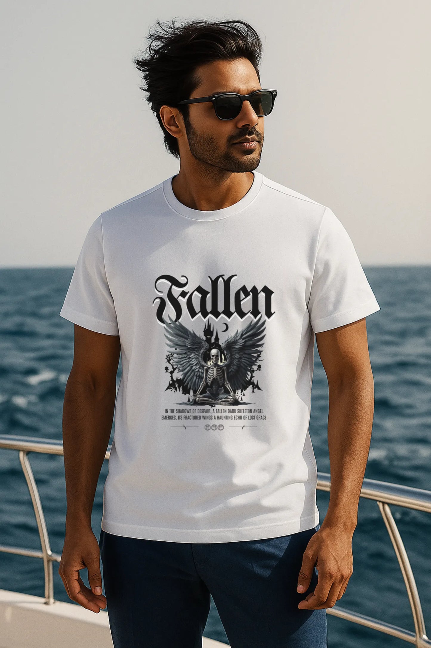 Fallen Skeleton Man's T-Shirt