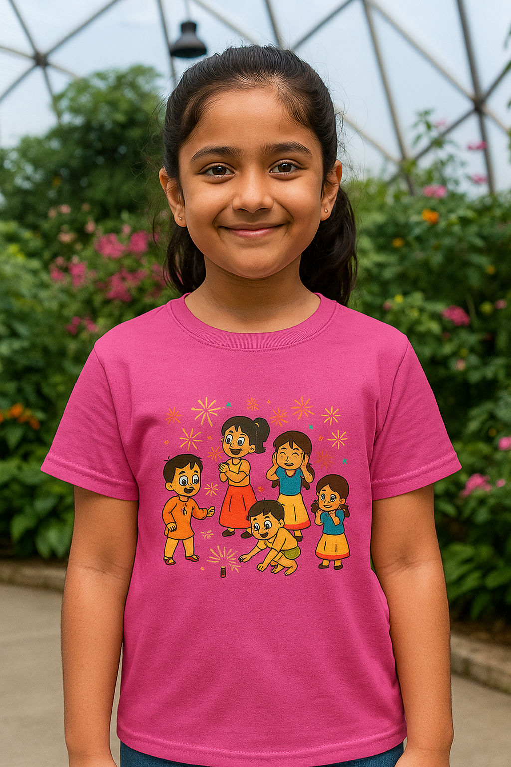 π§β¨ Festive Squad Girls T-shirt β Limited Edition β¨π§