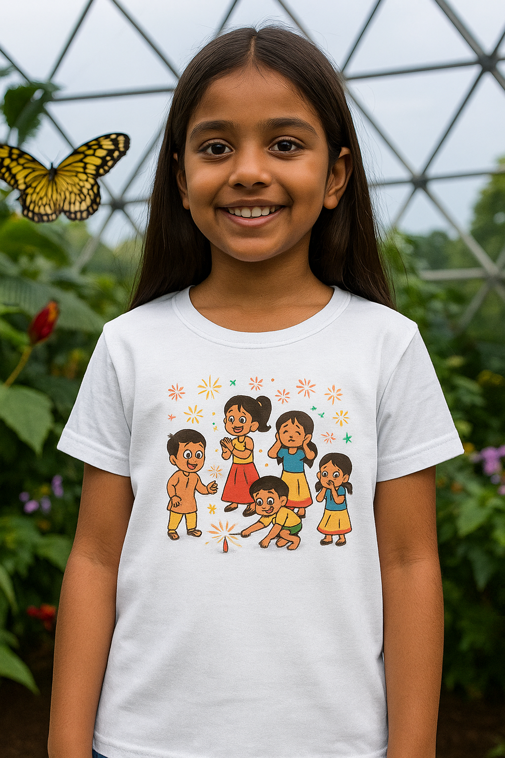 π§β¨ Festive Squad Girls T-shirt β Limited Edition β¨π§