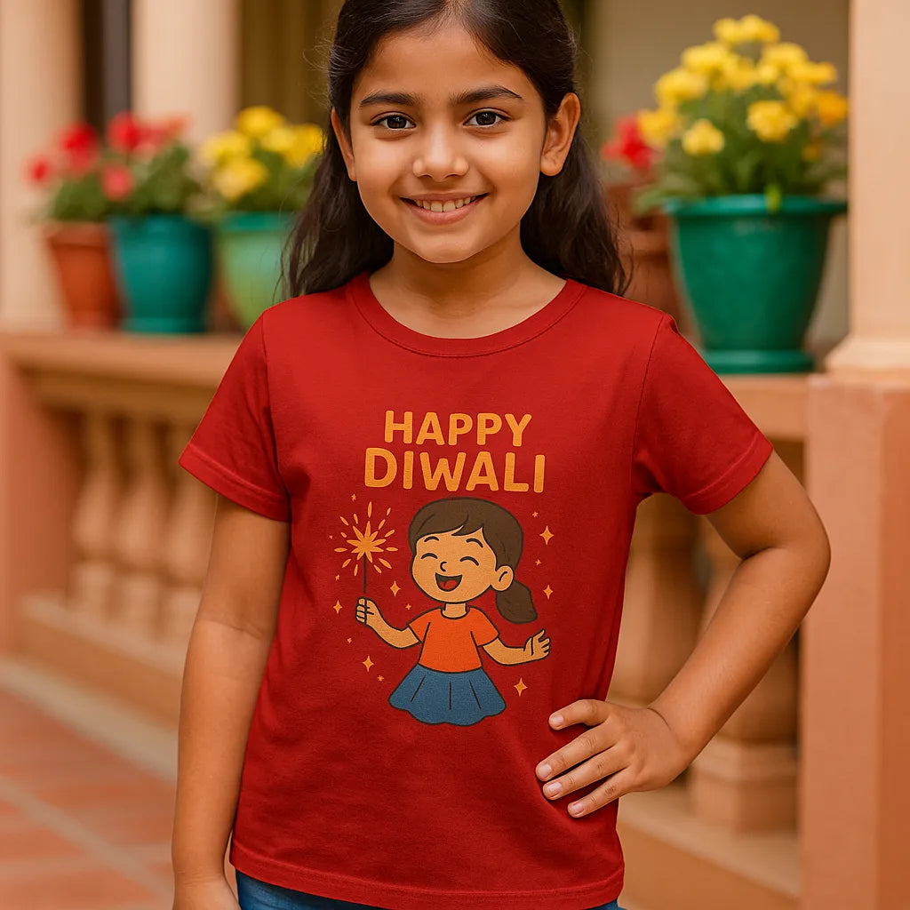 ππ§ Festive & Fun Girlsβ T-Shirt π§π