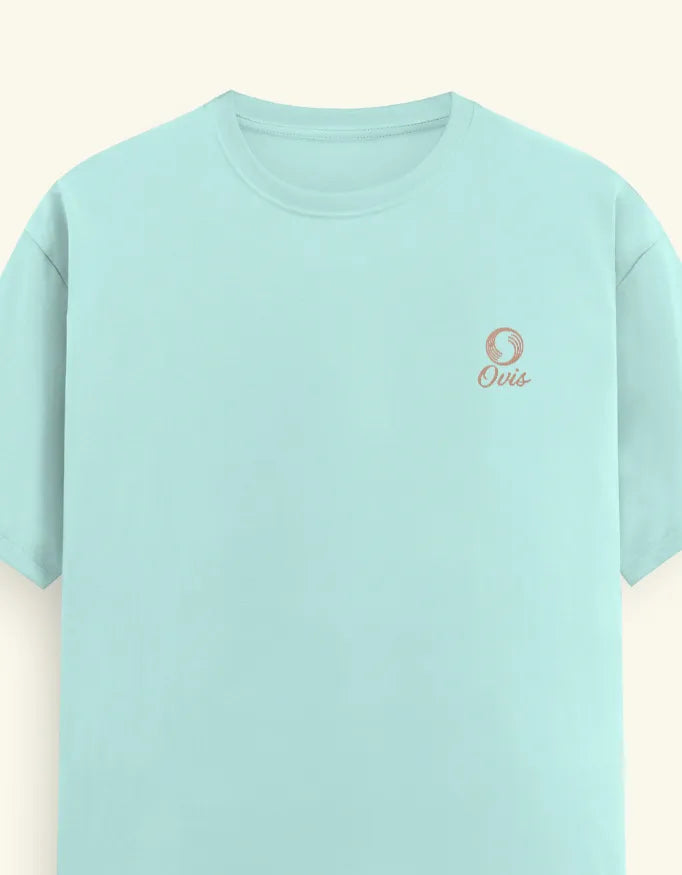 Ovis embroidered logo Unisex Mint Green T-Shirt