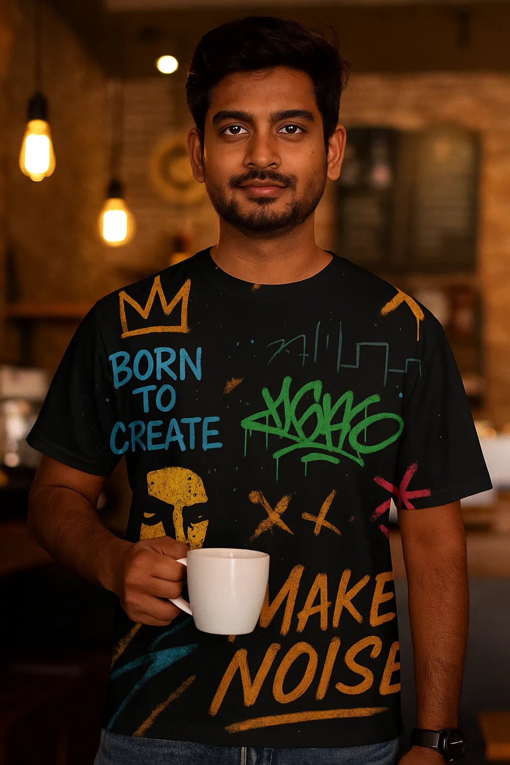 π¨ Born to Create β Unisex Oversized Tee π¨