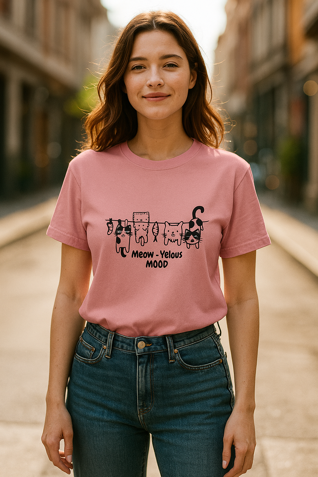 πΎ Meow-Velous Mood , Woman's T-Shirt π»
