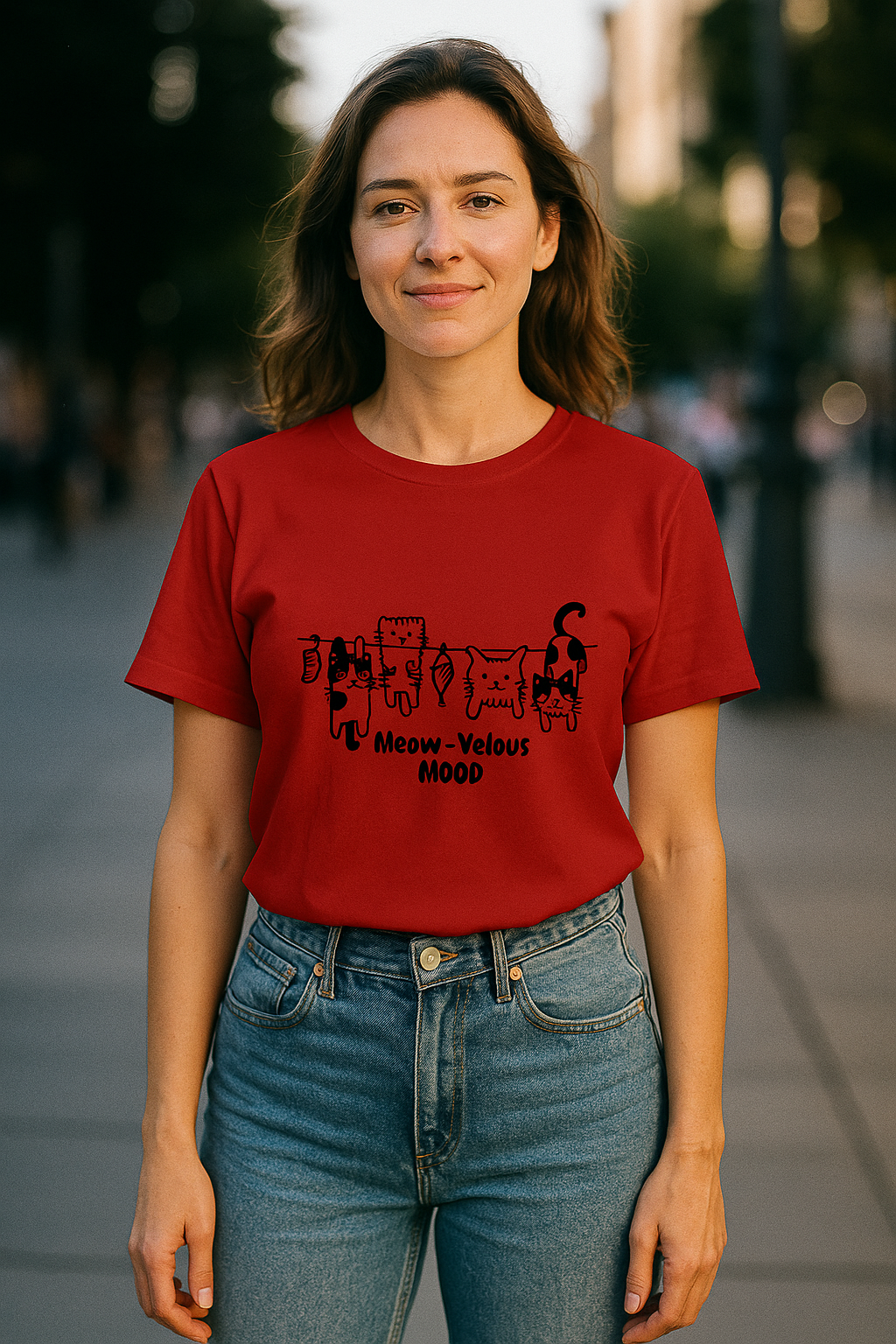 πΎ Meow-Velous Mood , Woman's T-Shirt π»