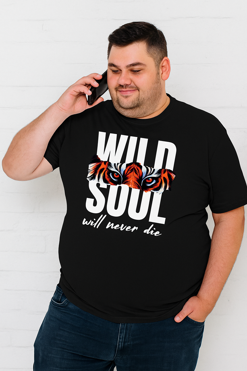 Wild Soul Plus Size Man's Classic T-Shirt