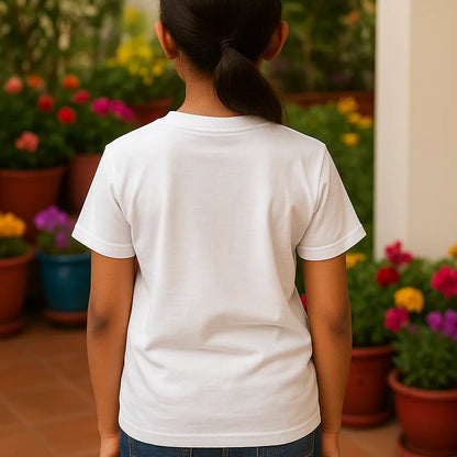💙👧 Festive Charm Girls’ T-Shirt 👧💙