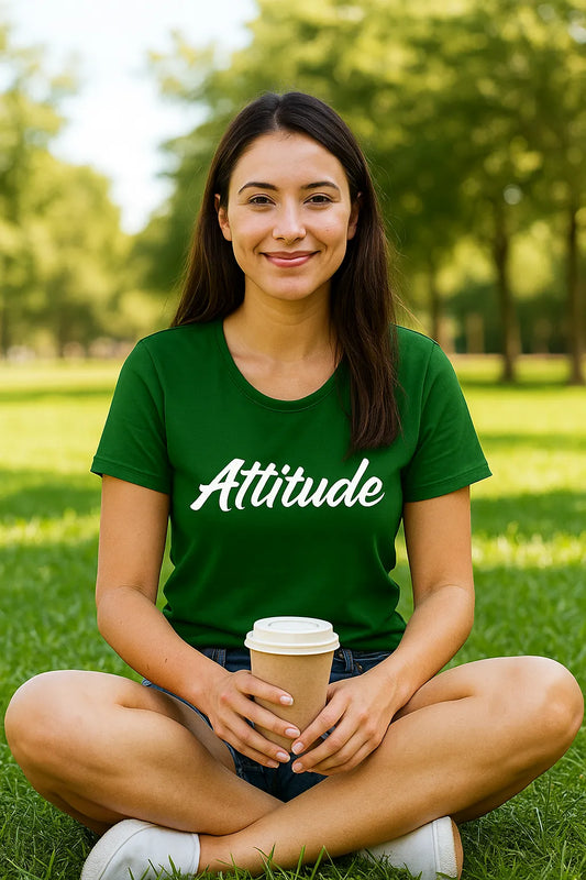 💚 Attitude - Bold, Stylish & Unstoppable - Women's Classic T-Shirt 💚