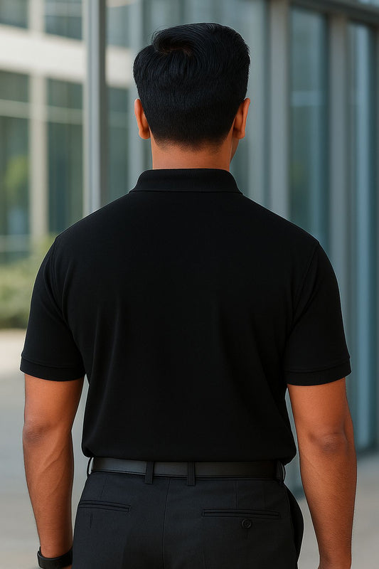 🖤 Black Polo T-Shirt