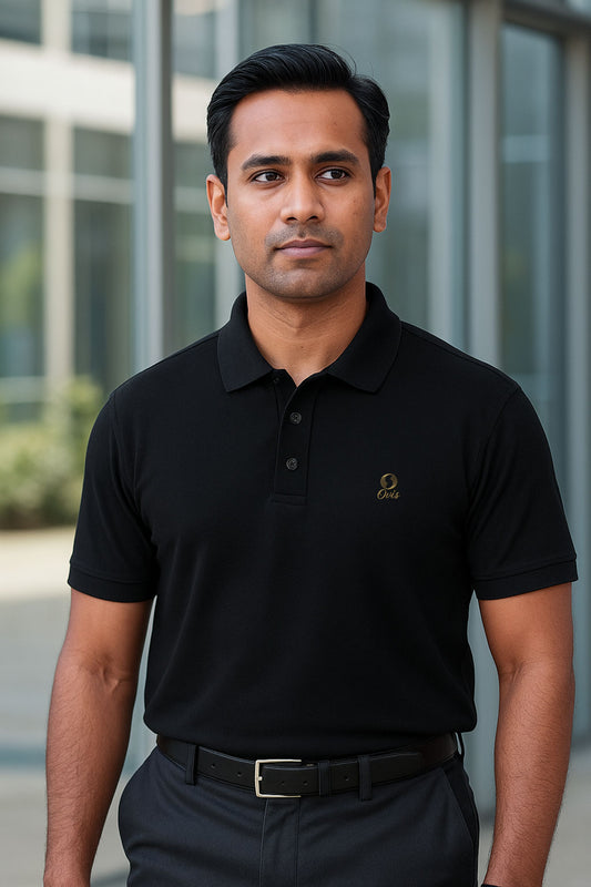 🖤 Black Polo T-Shirt