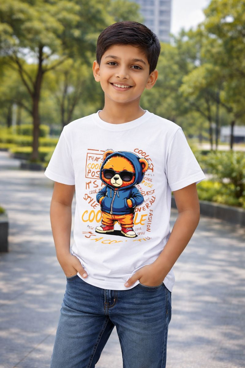 🌟 Cool Bear Kids Graphic T-Shirt 🐻