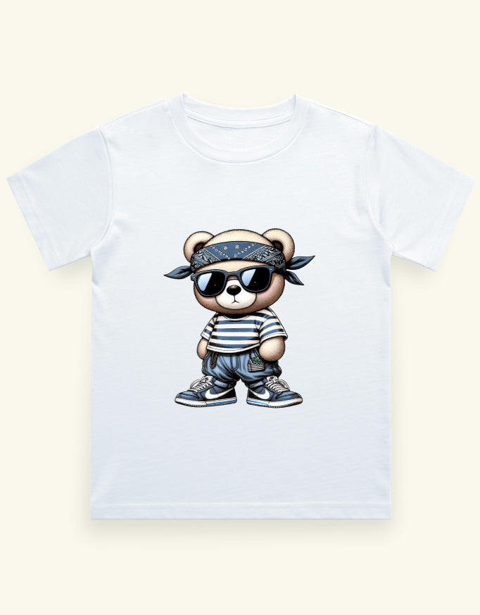 🐻 Bandana Bear Girls Tee 🧢