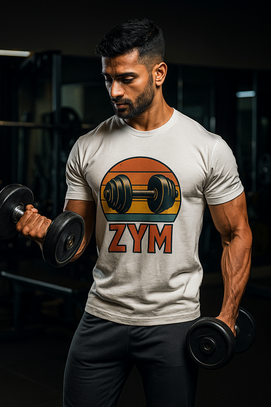 ZYM Vintage Dumbbell T-ShirtClassic T-Shirt