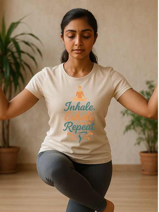 Inhale. Exhale. Repeat. – Women's Classic T-Shirt