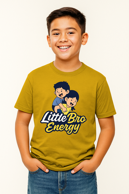⚡👦 "Little Bro Energy"  Boy T-Shirt 👦⚡