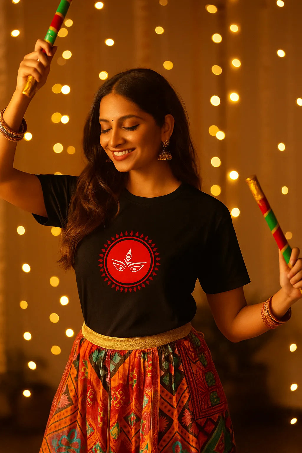 Durga Maa Print - Unisex T-Shirt