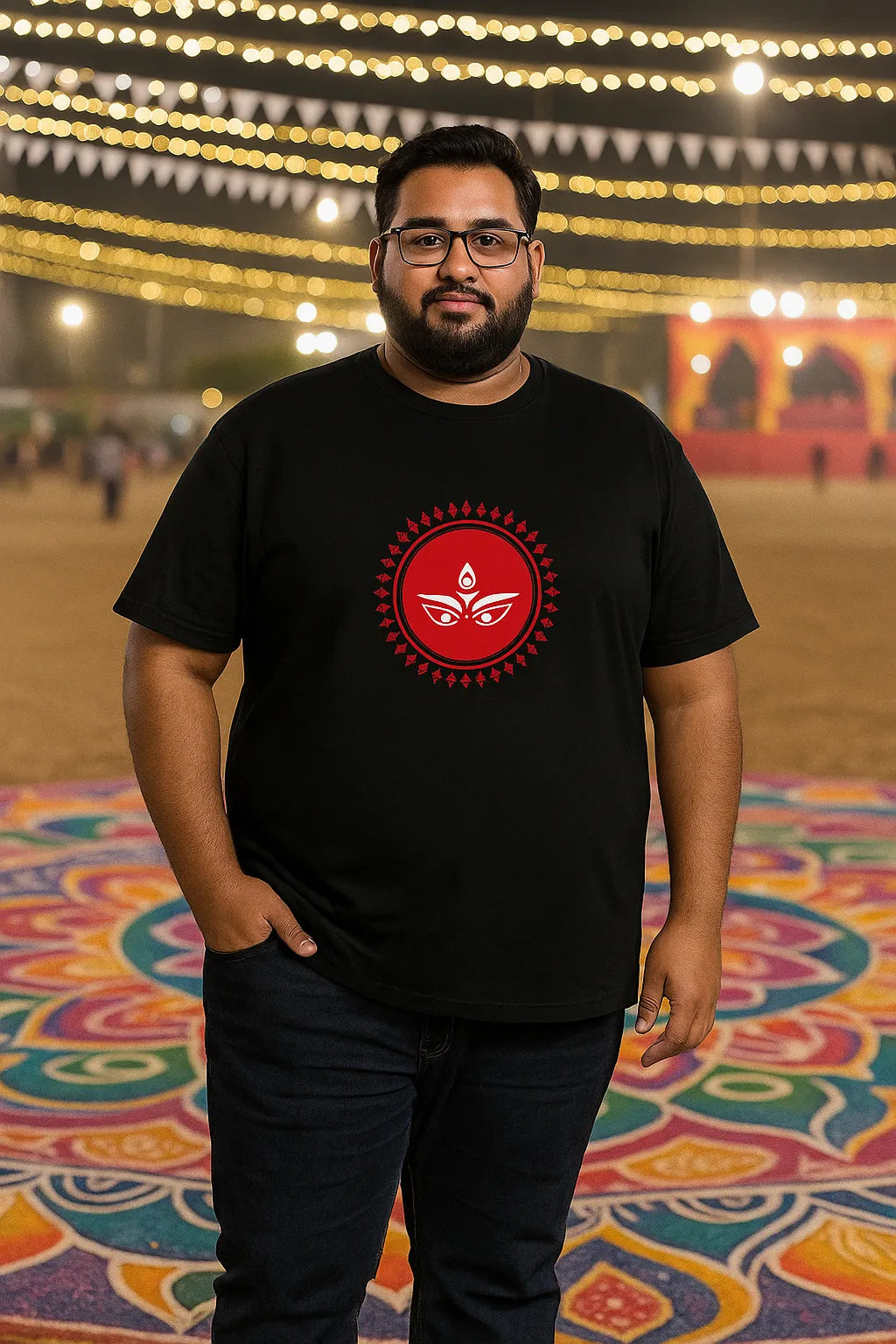 ✨  Durga Maa Print - Unisex Plus Size T-Shirt ✨