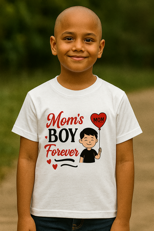 ❤️ Mom’s Boy Forever – Cute and Loving Kids T-Shirt 🎈