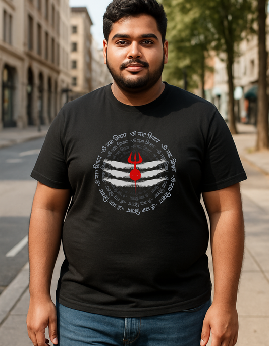 ॐ नमः शिवाय  Plus Size Man's T-Shirt