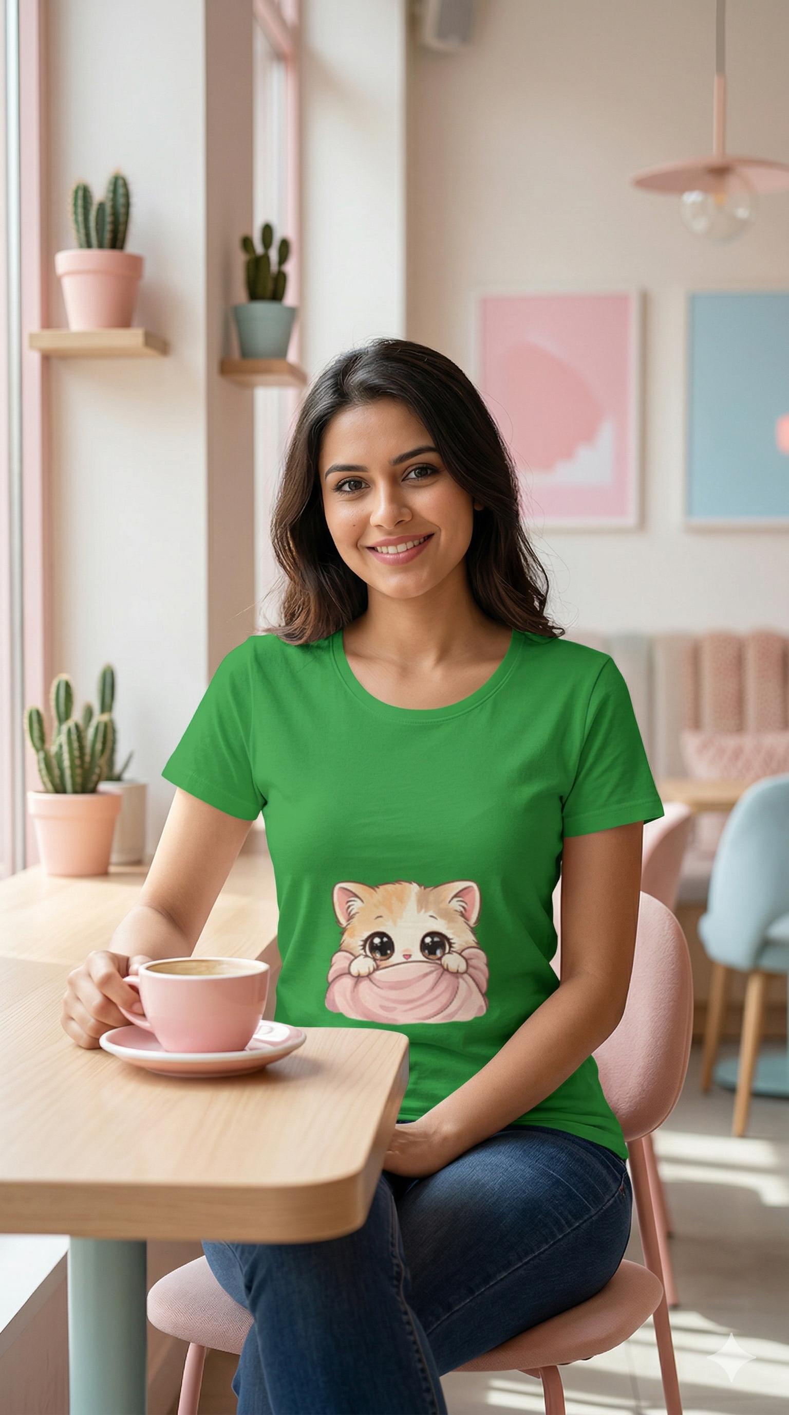 🐱 Peekaboo Kitty Women's T-Shirt 🐱