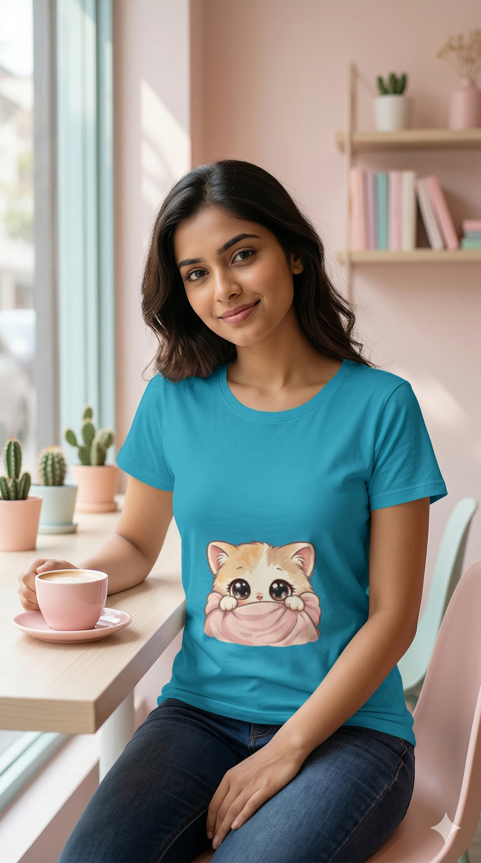 🐱 Peekaboo Kitty Women's T-Shirt 🐱