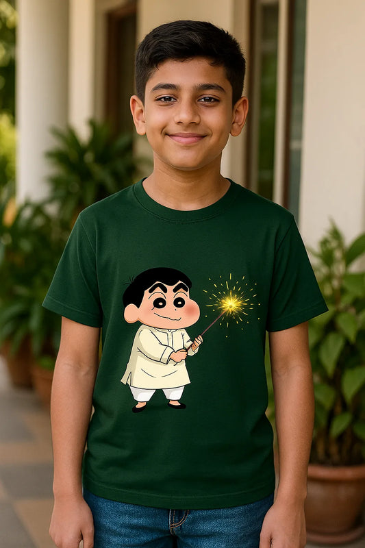 🎇 Phuljhadi King Sparkle Boys - T-shirt 🎇