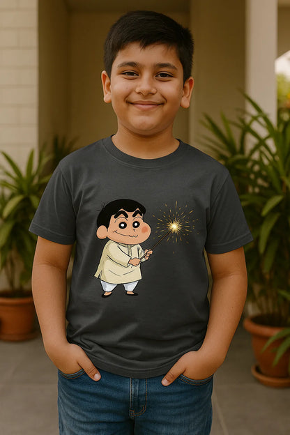🎇 Phuljhadi King Sparkle Boys - T-shirt 🎇