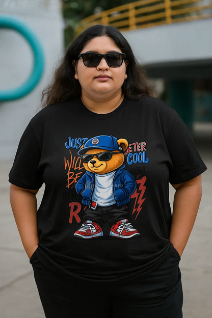 Rebel Bear Vibes - Plus Size Tee 🐻⚡