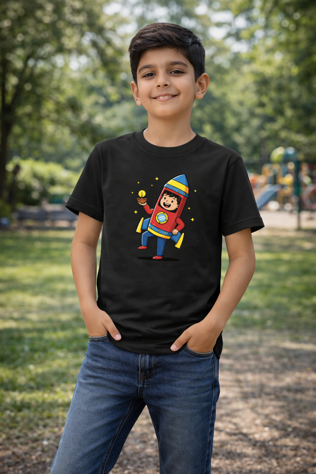 🌟 Rocket Adventure Kids T-Shirt 🚀✨