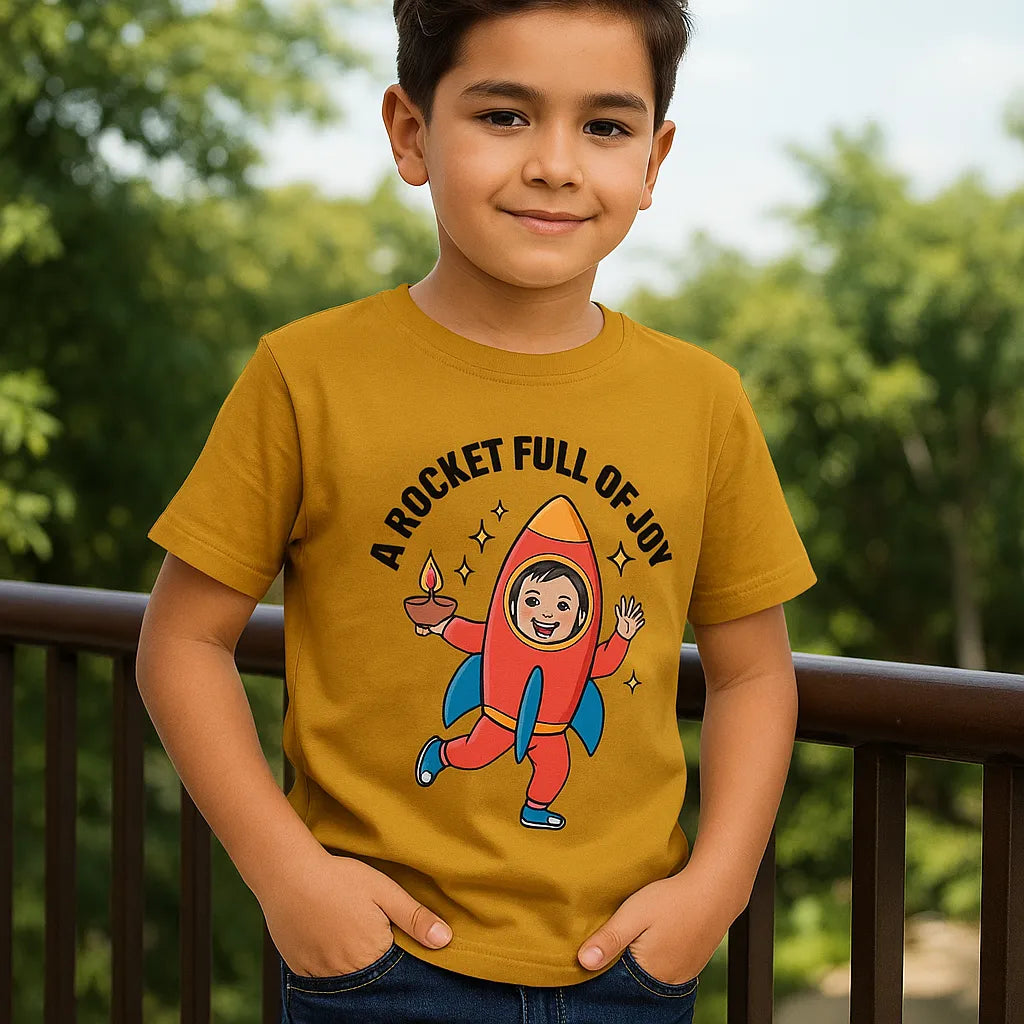 🚀 A Rocket Full of Joy Boy's T-Shirt 🚀