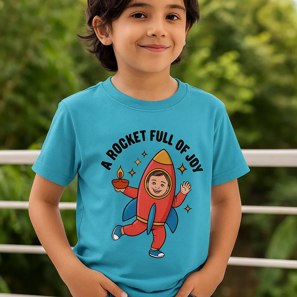 🚀 A Rocket Full of Joy Boy's T-Shirt 🚀