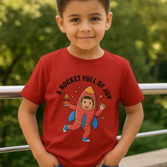 🚀 A Rocket Full of Joy Boy's T-Shirt 🚀