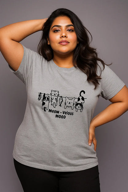 🐾 Meow-Velous Mood - Plus Size Unisex T-Shirt –
