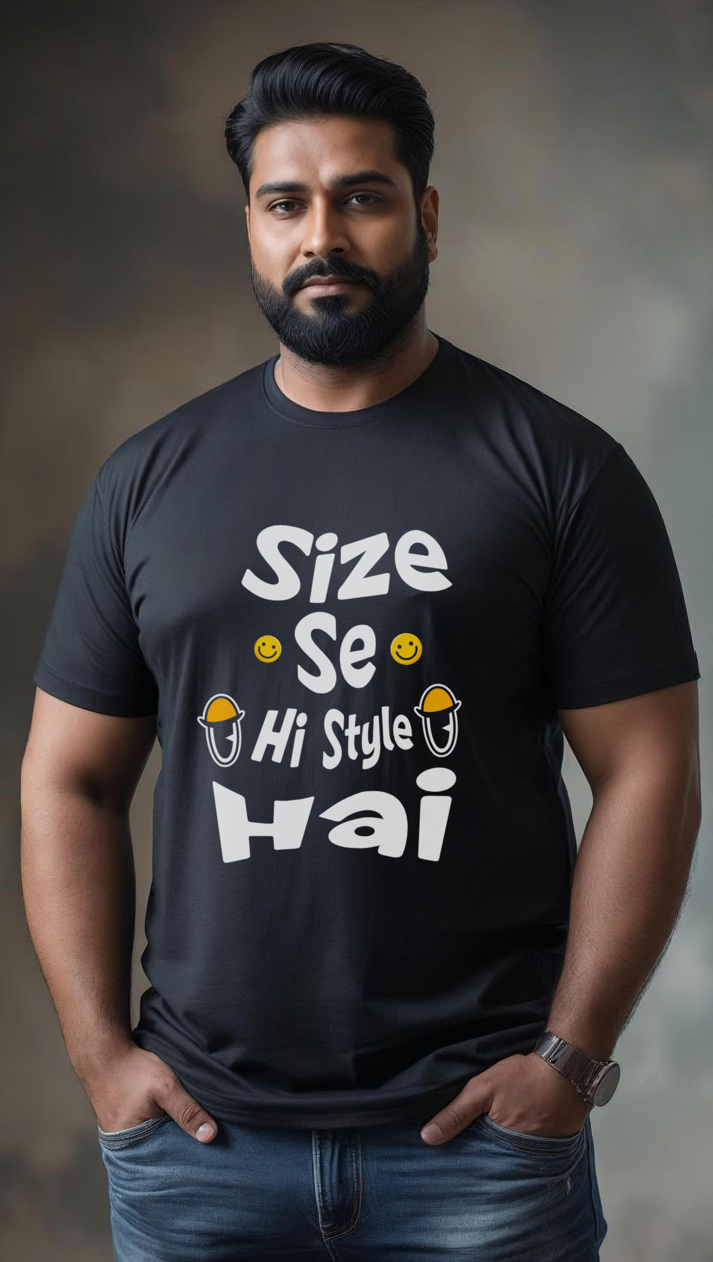 Size se hi Style hai Classic Plus Size T-Shirt