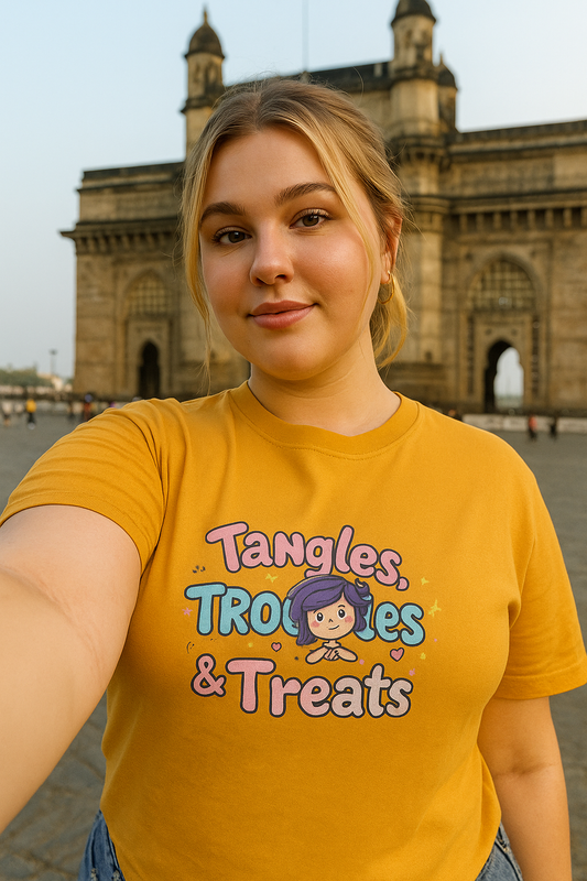 🎀  Tangles, Troubles & Treats - Unisex Plus Size T-Shirt