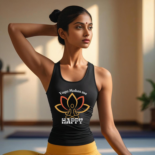 Yoga Makes Me Happy – Women's Tank Top