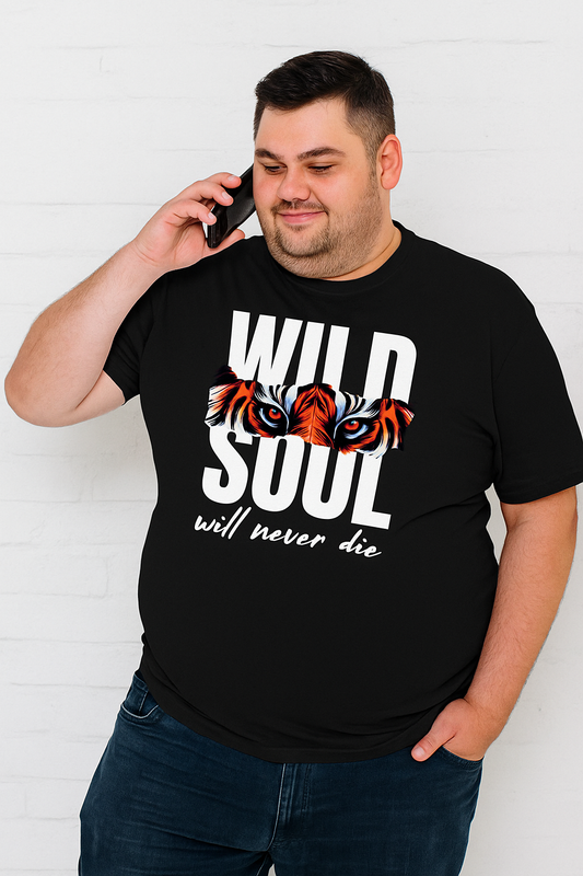 Wild Soul Plus Size Man's Classic T-Shirt