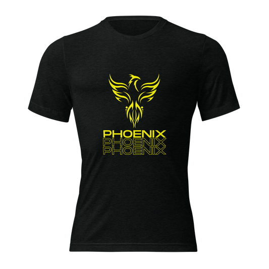 Black Modern Phoenix T-shirt