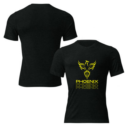 Black Modern Phoenix T-shirt